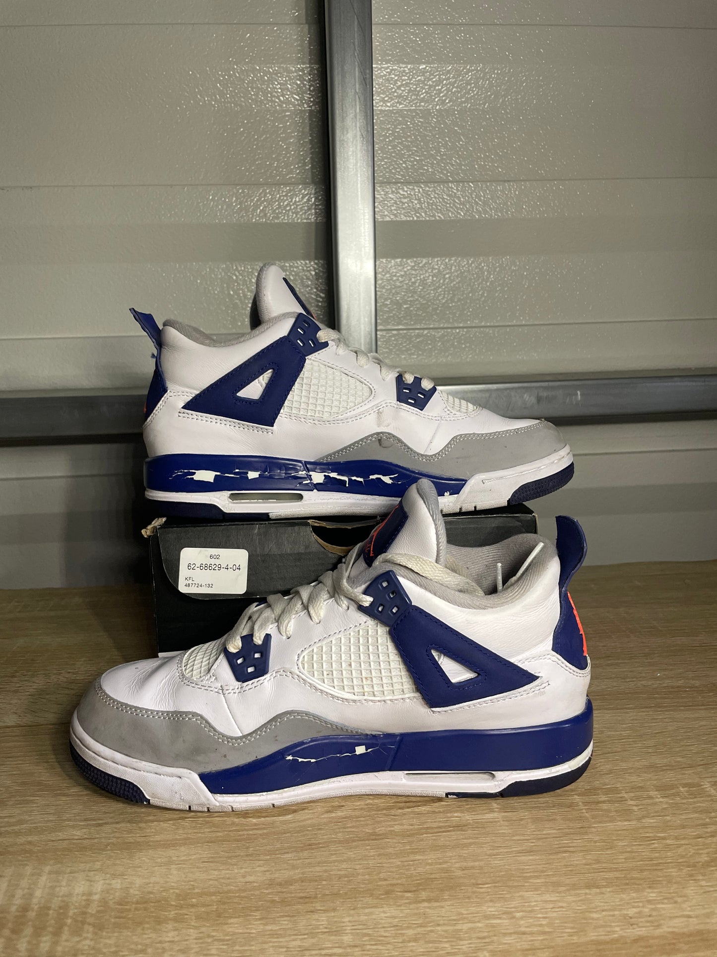 Size 7Y - AJ 4 Retro Deep Royal Blue