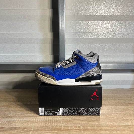 Size 10.5 - AJ 3 Retro Varsity Royal