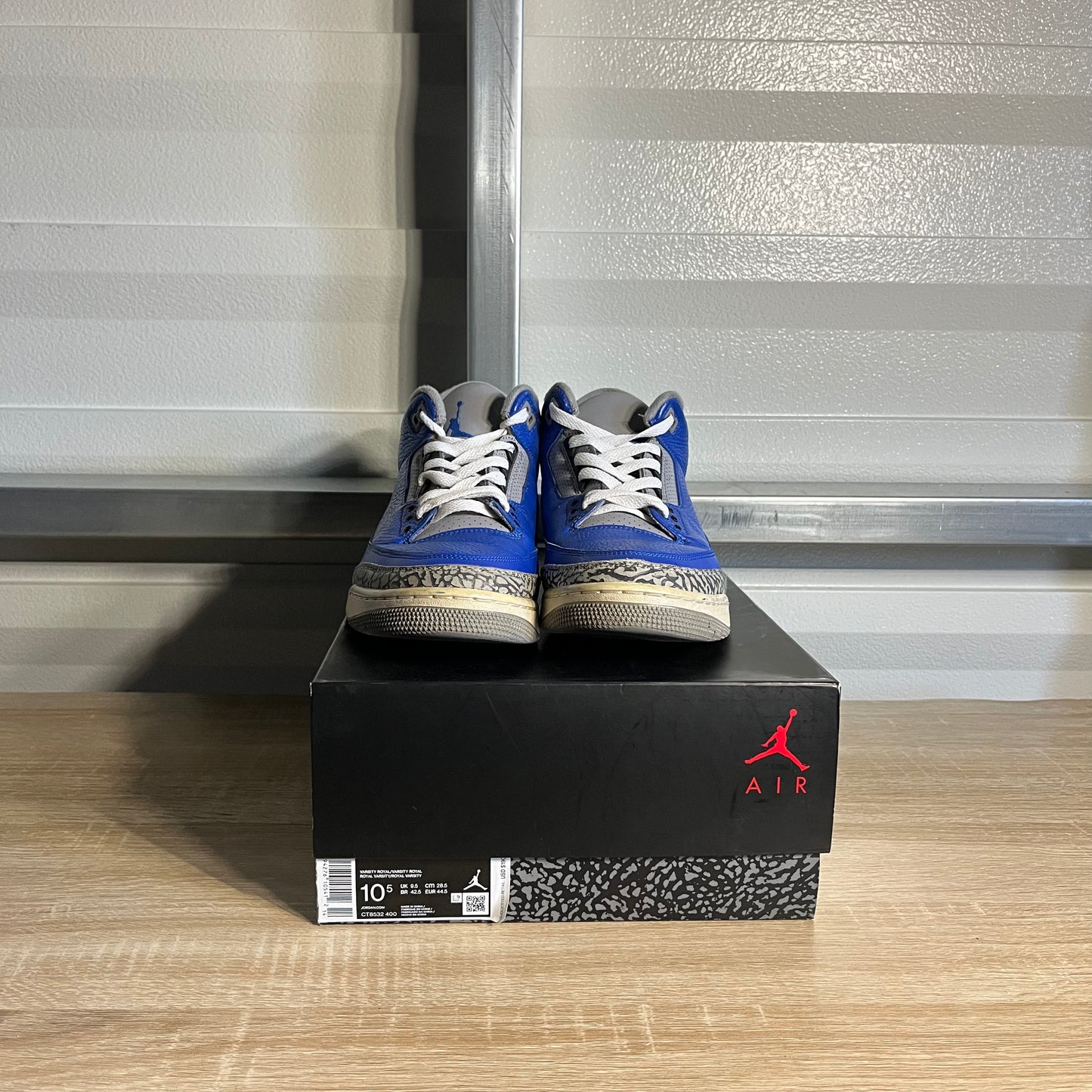 Size 10.5 - AJ 3 Retro Varsity Royal