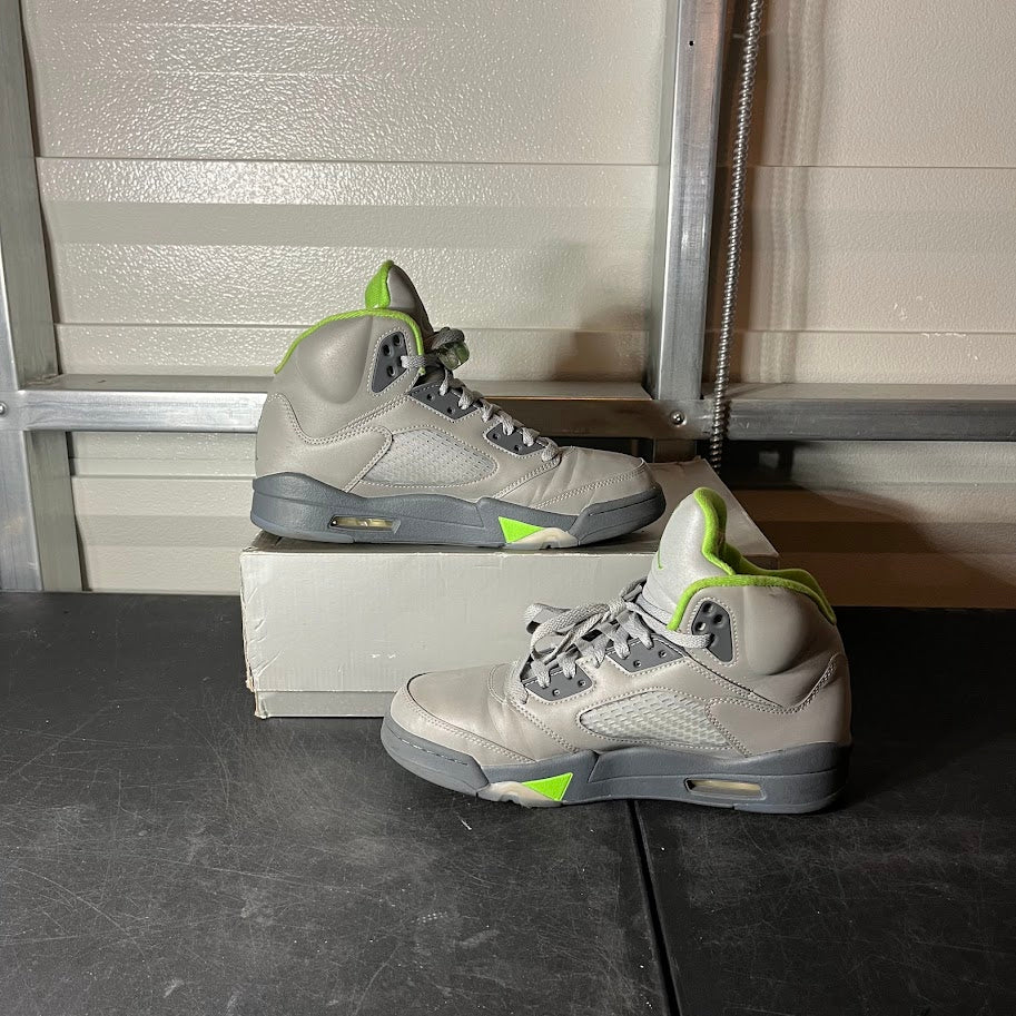 Size 9 - AJ 5 Retro Green Bean