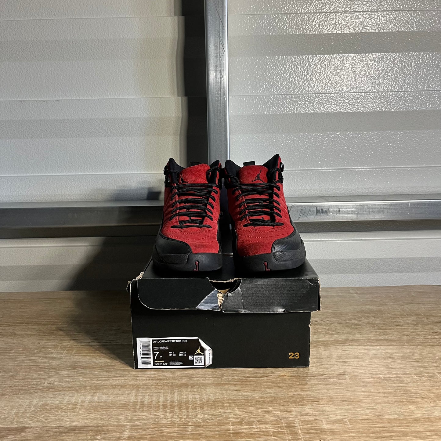 Size 7Y – AJ 12 Retro Reverse Flu Game