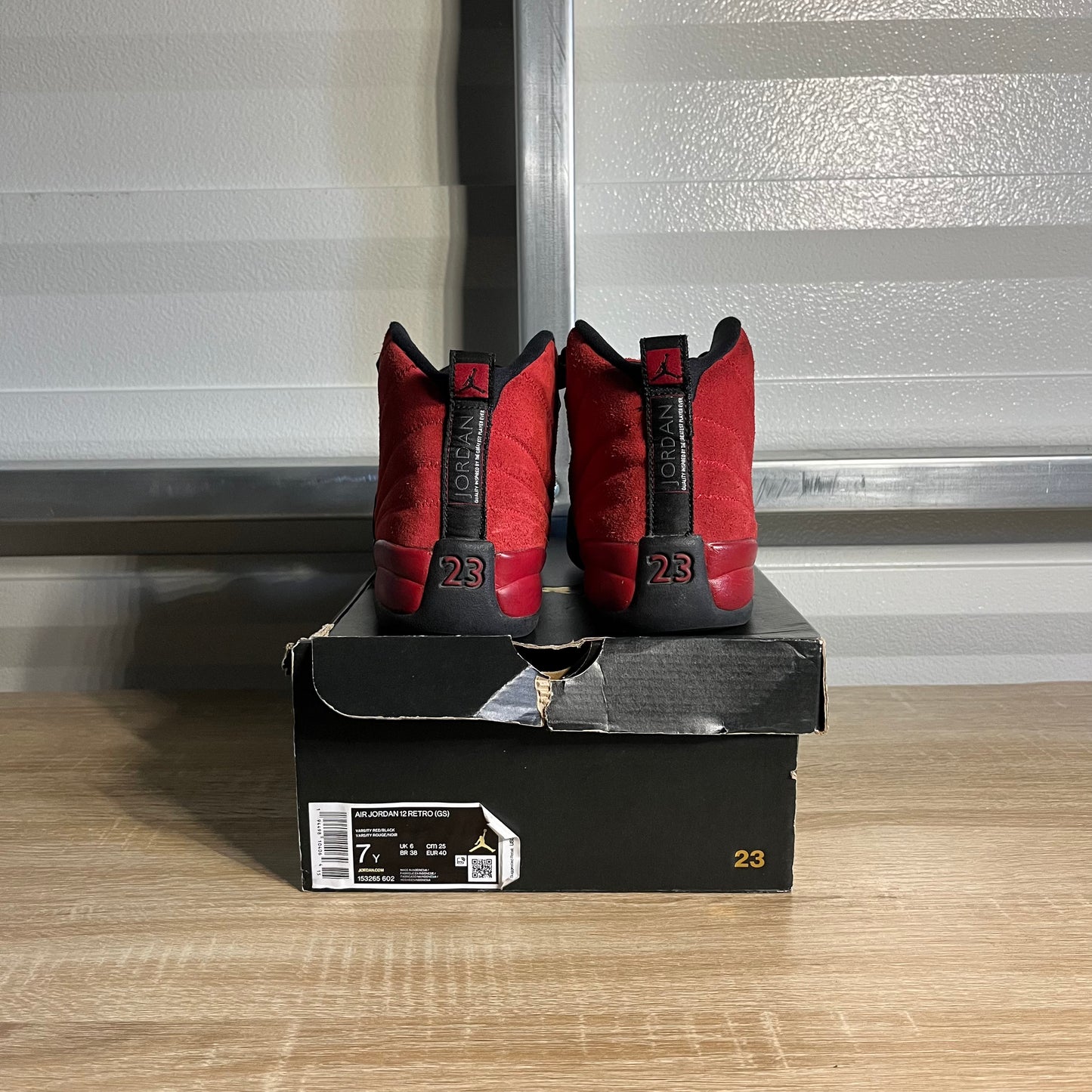 Size 7Y – AJ 12 Retro Reverse Flu Game