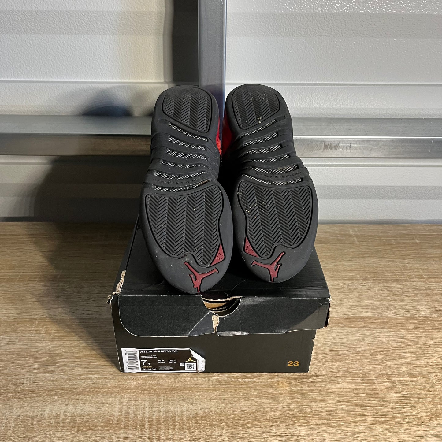 Size 7Y – AJ 12 Retro Reverse Flu Game