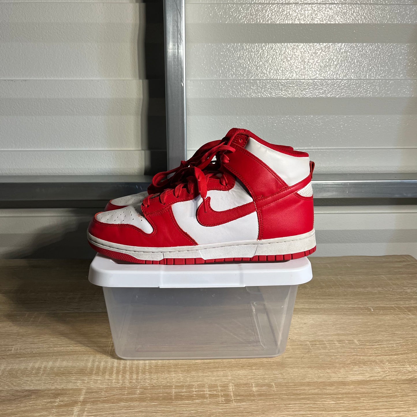 Size 10.5 - Dunk High Championship White Red