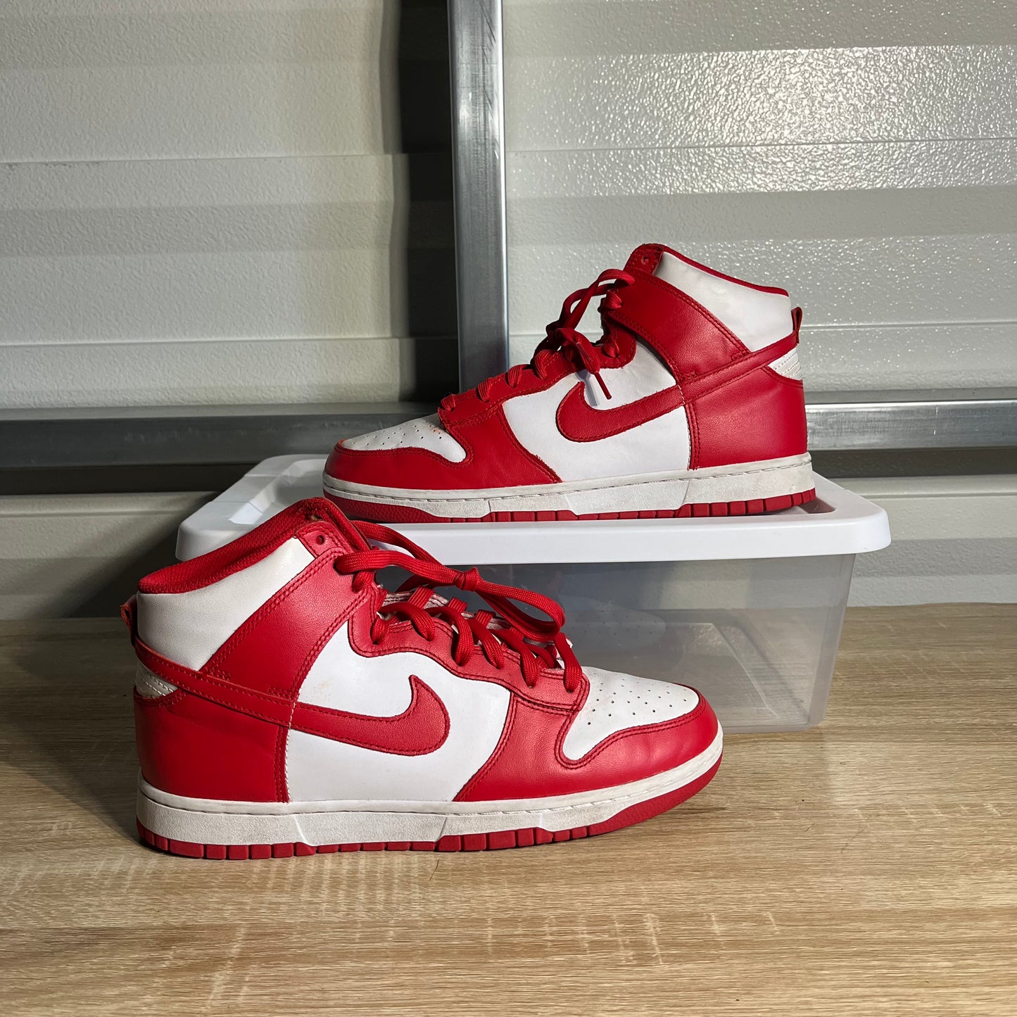 Size 10.5 - Dunk High Championship White Red