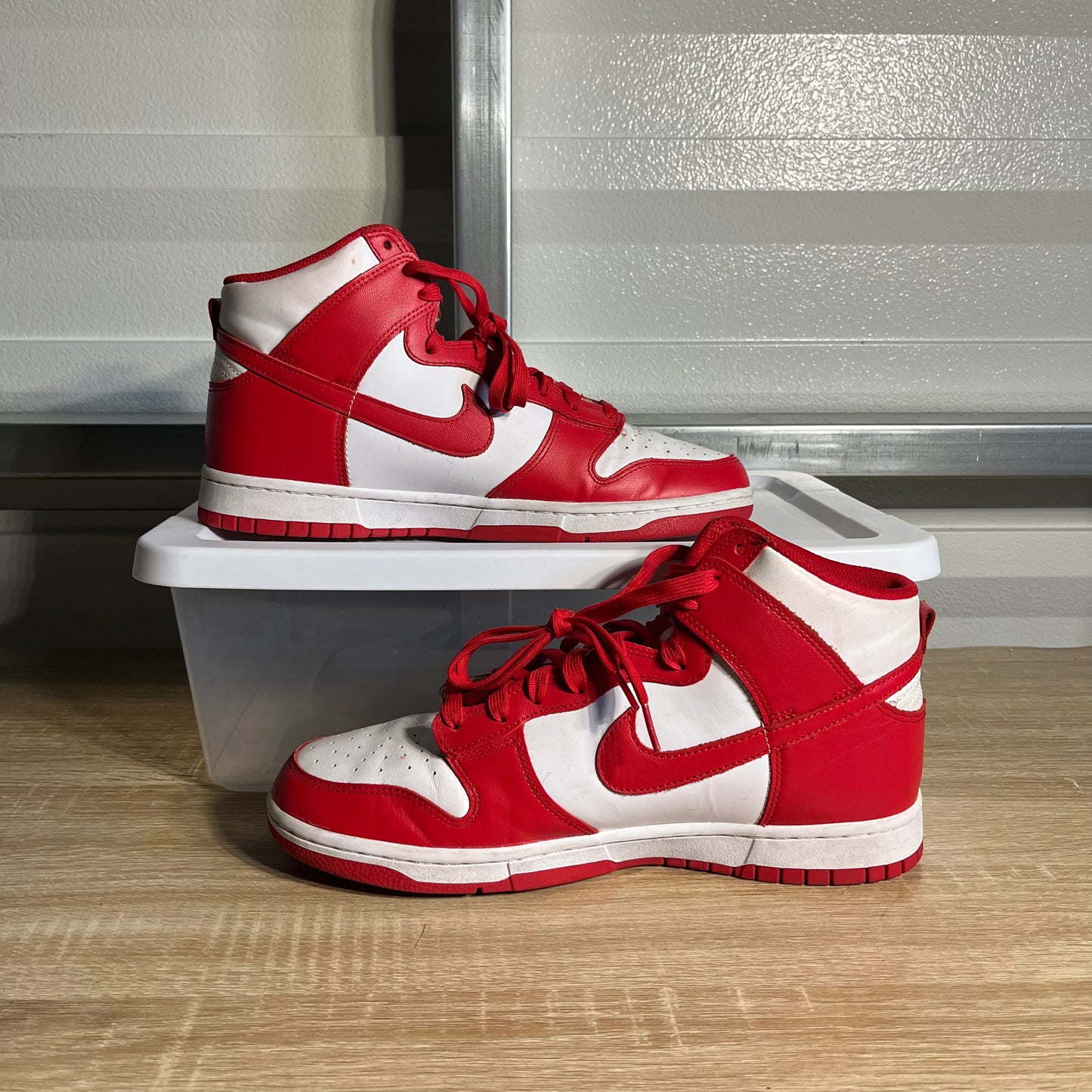 Size 10.5 - Dunk High Championship White Red