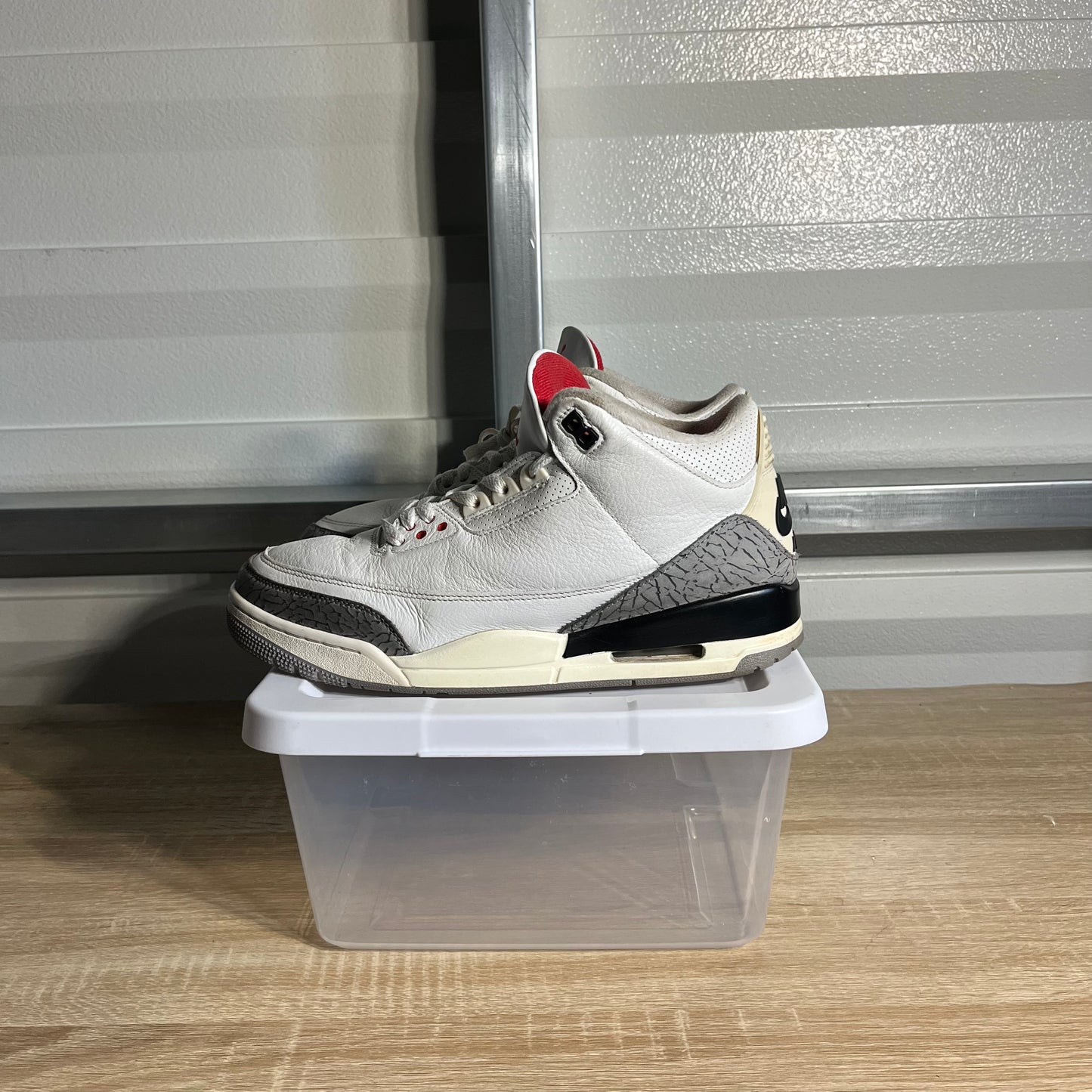 Size 10 - AJ 3 Retro White Cement Reimagined
