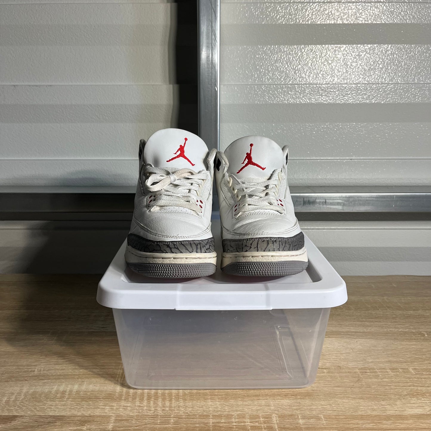 Size 10 - AJ 3 Retro White Cement Reimagined