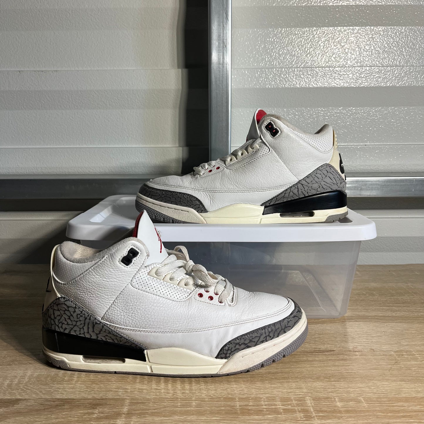 Size 10 - AJ 3 Retro White Cement Reimagined