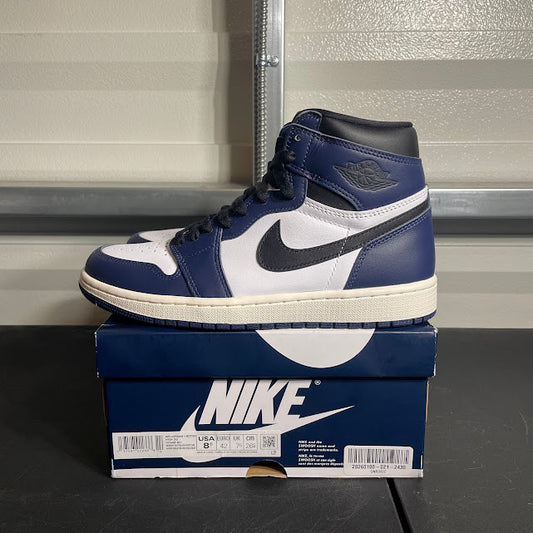 Size 8.5 - AJ 1 Retro High Midnight Navy