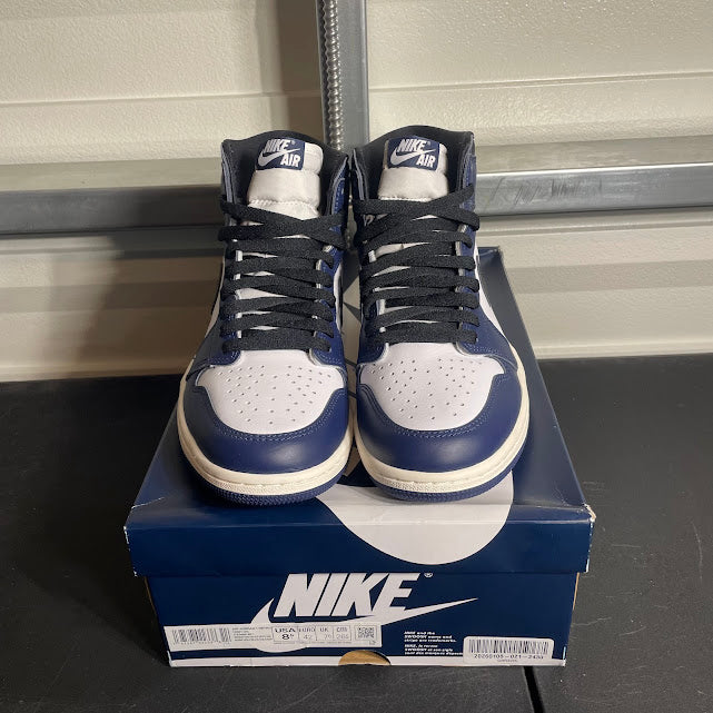 Size 8.5 - AJ 1 Retro High Midnight Navy