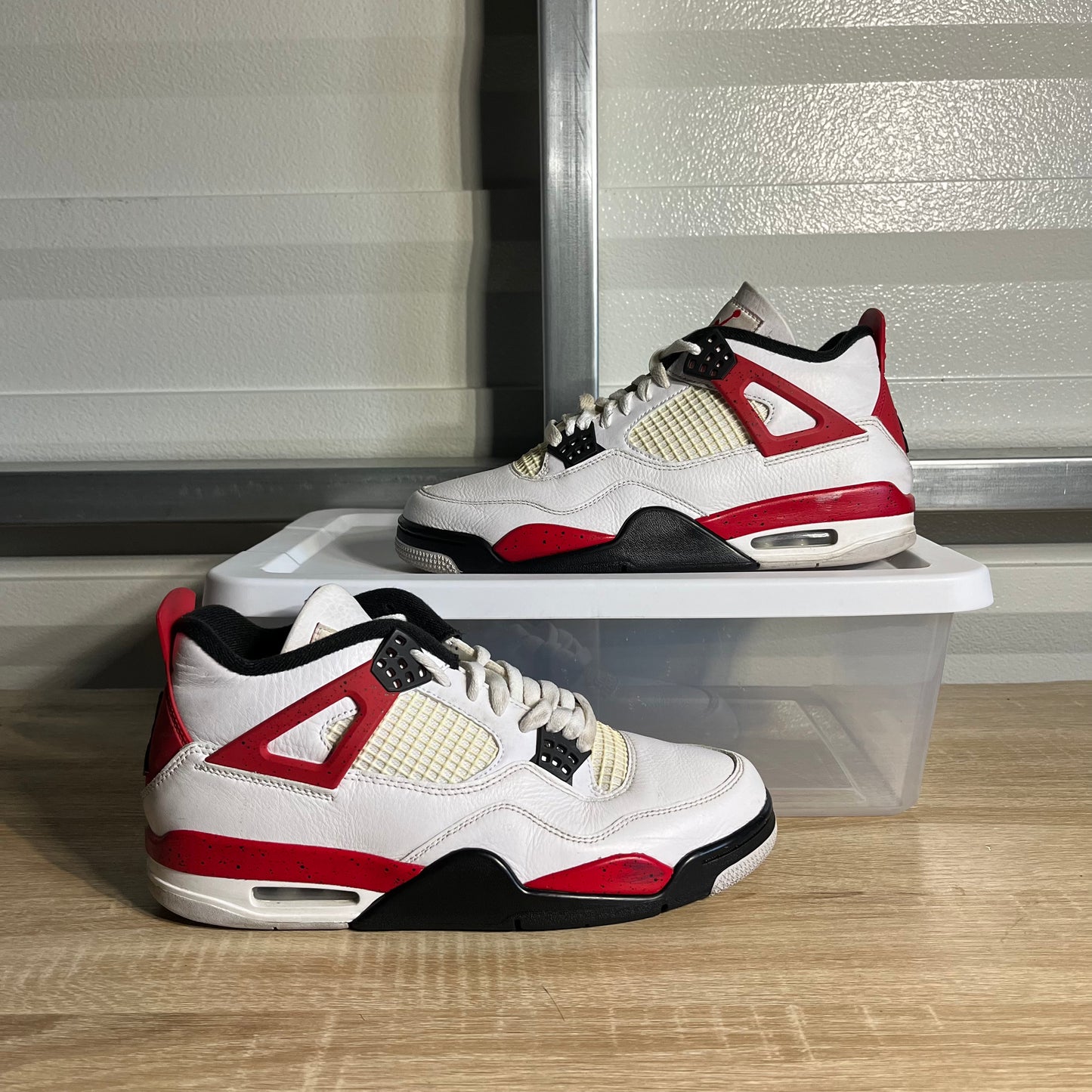 Size 9.5 - AJ 4 Retro Red Cement