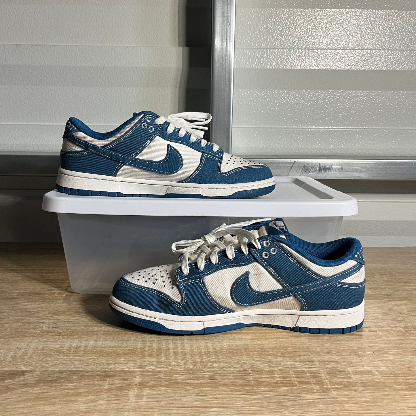 Size 10 - Dunk Low SE Sashiko Industrial Blue