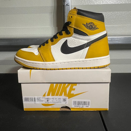 Size 8.5 - AJ 1 Retro High Yellow Ochre