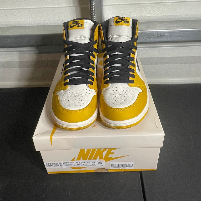 Size 8.5 - AJ 1 Retro High Yellow Ochre