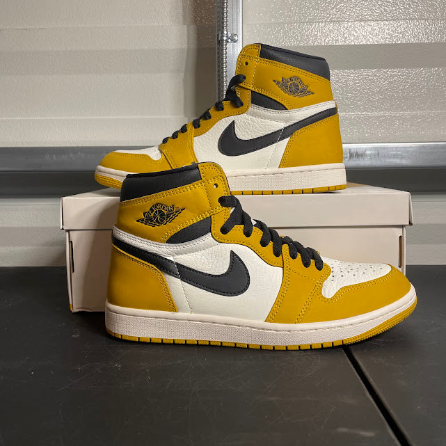 Size 8.5 - AJ 1 Retro High Yellow Ochre