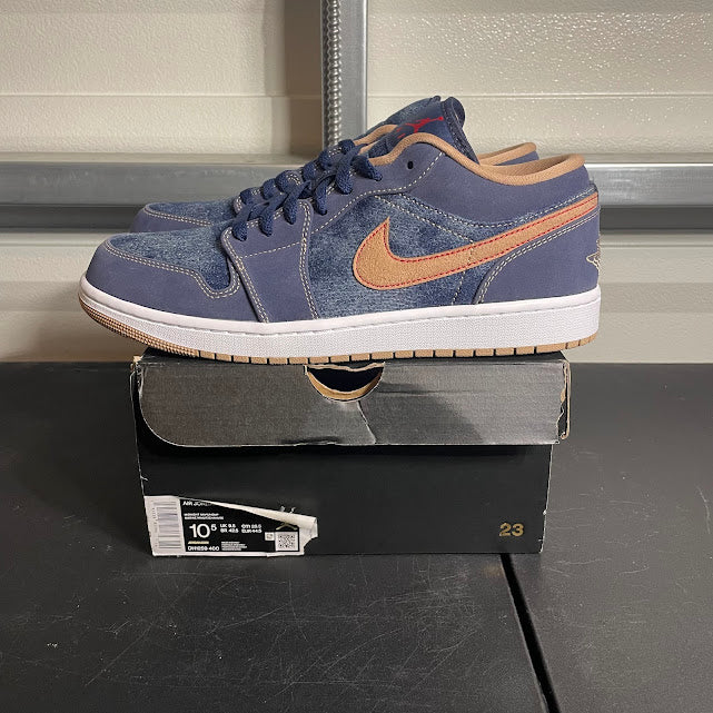 Size 10.5 - AJ 1 Low Denim