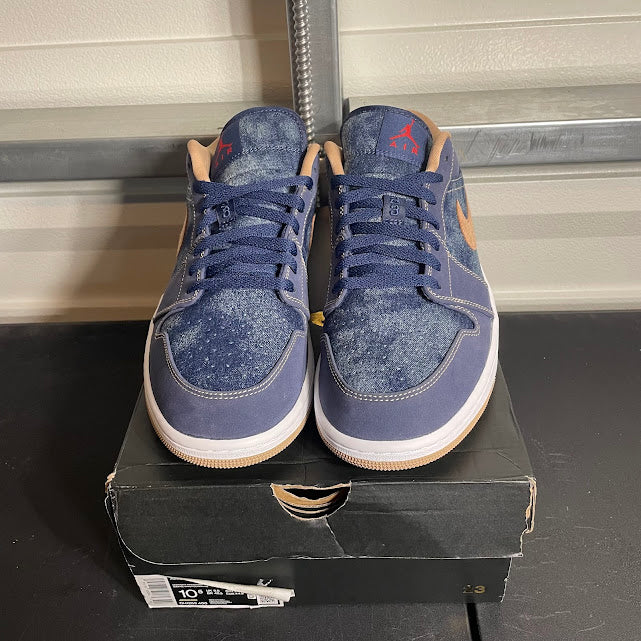 Size 10.5 - AJ 1 Low Denim