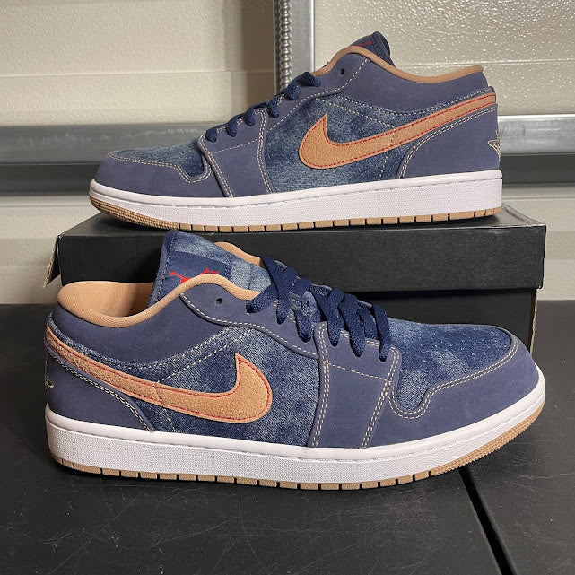 Size 10.5 - AJ 1 Low Denim