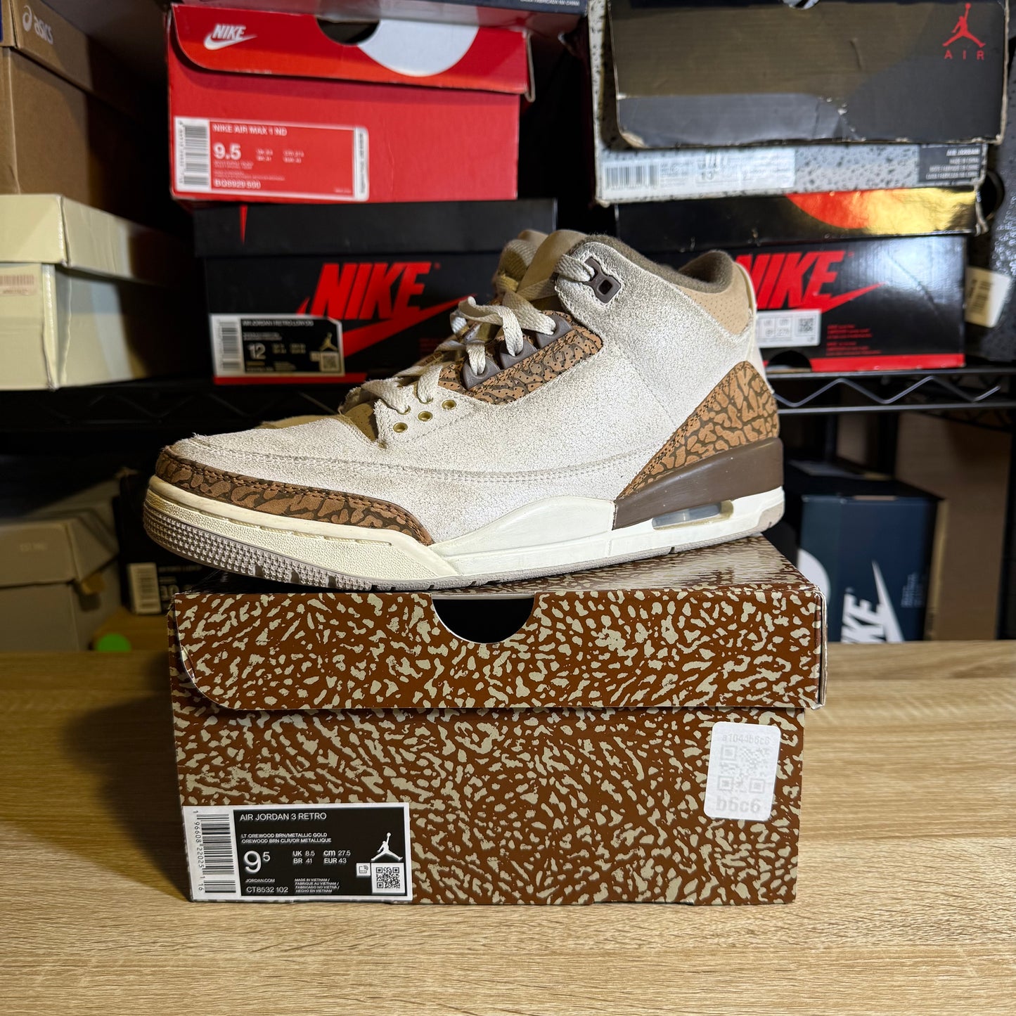 Size 9.5 - AJ 3 Retro Palomino