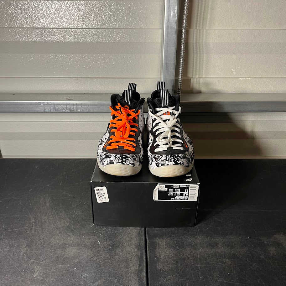 Size 9.5 - Air Foamposite One Shattered Backboard