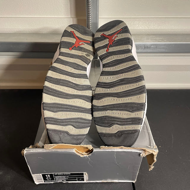 Size 13 - AJ 10 Retro Steel