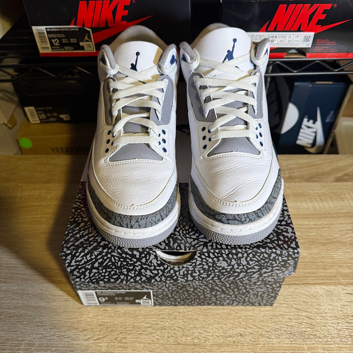 Size 9.5 - AJ 3 Retro Midnight Navy