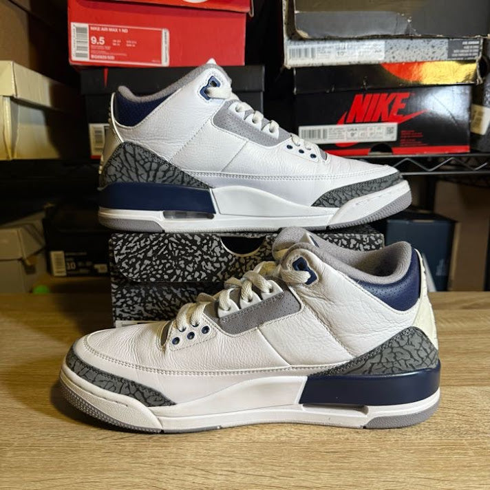 Size 9.5 - AJ 3 Retro Midnight Navy