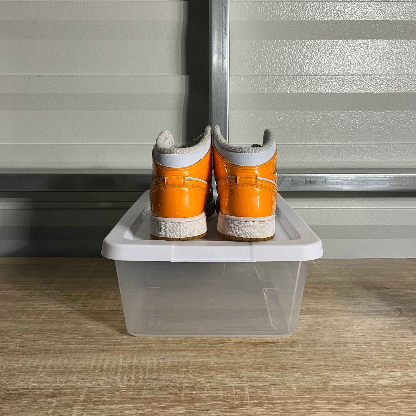 Size 7Y - AJ 1 Mid Gatorade Pack Orange