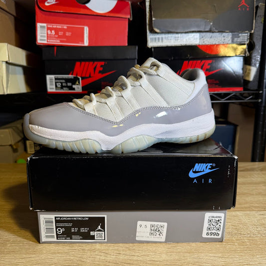 Size 9.5 - AJ 11 Retro Low Cement Grey