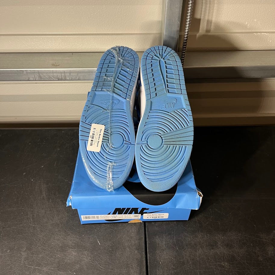 Size 10.5 - AJ 1 Retro High UNC Toe University Blue