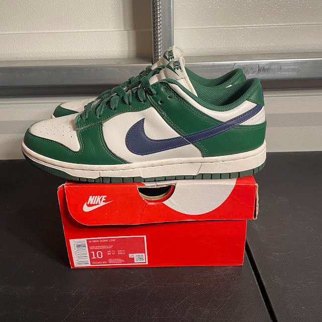 Size 10W - Dunk Low Retro Gorge Green