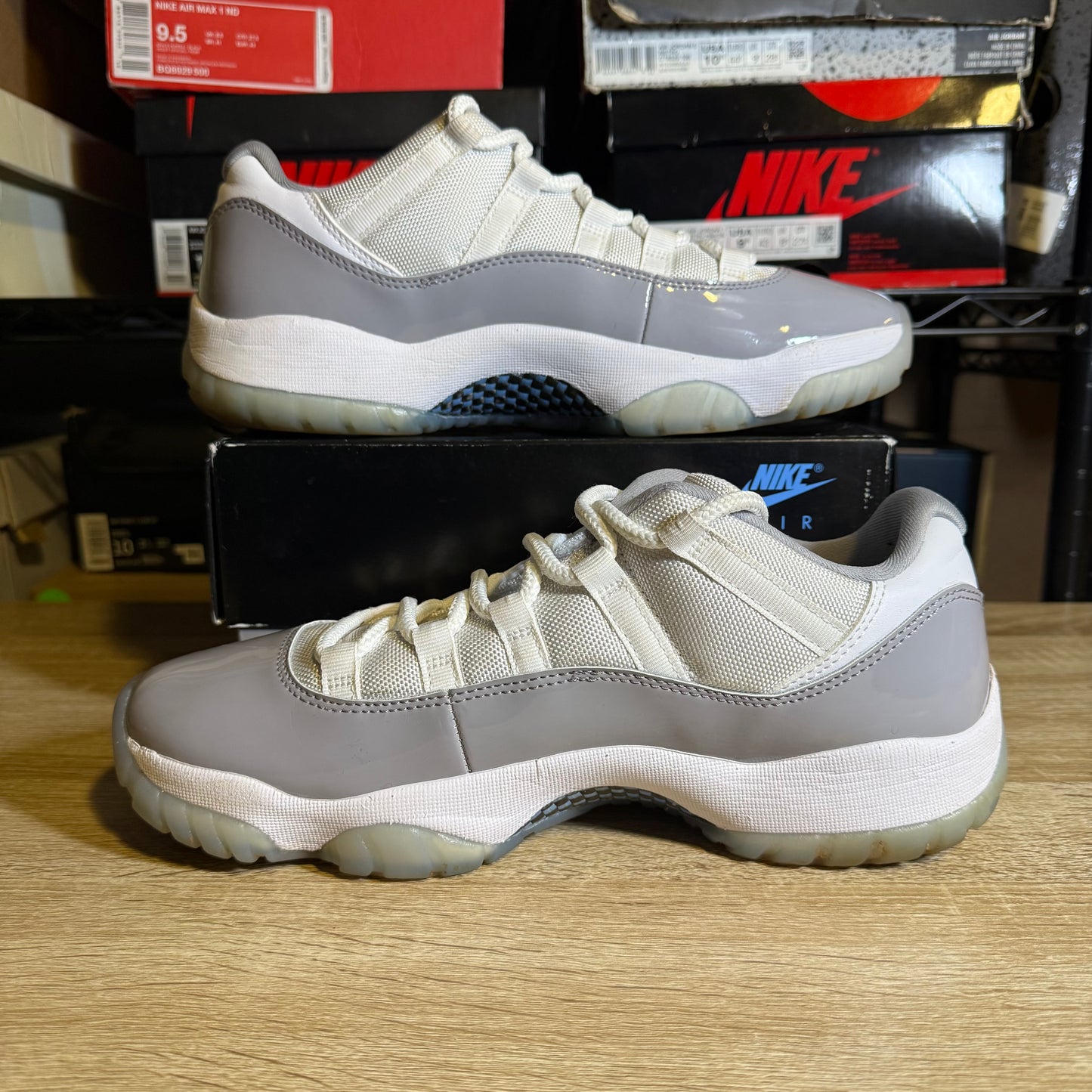 Size 9.5 - AJ 11 Retro Low Cement Grey