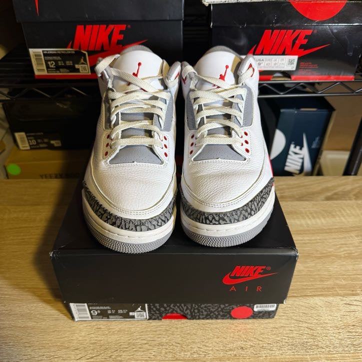 Size 9.5 – AJ 3 Fire Red