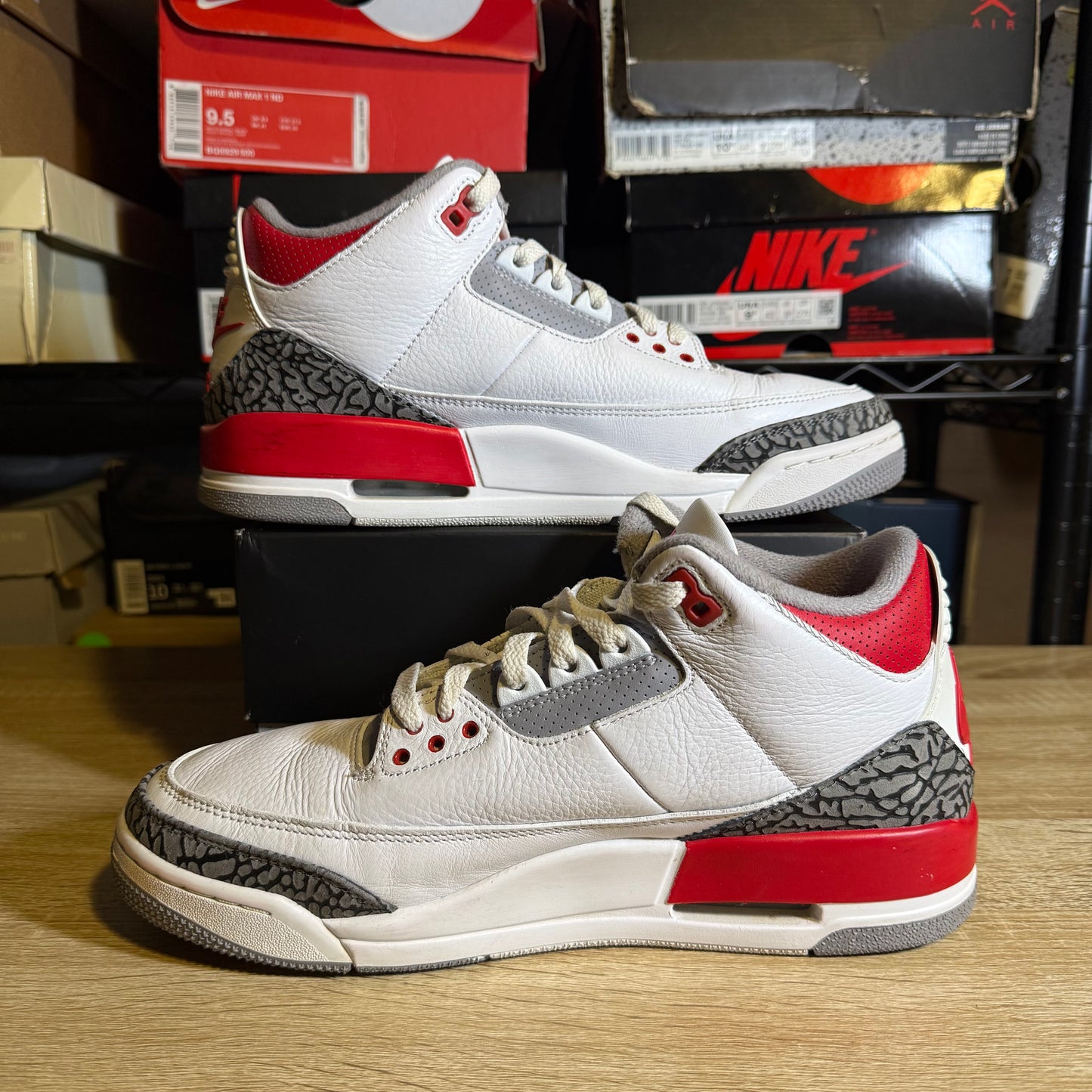 Size 9.5 – AJ 3 Fire Red