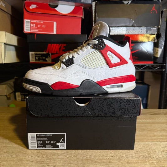 Size 9.5 - AJ 4 Red Cement