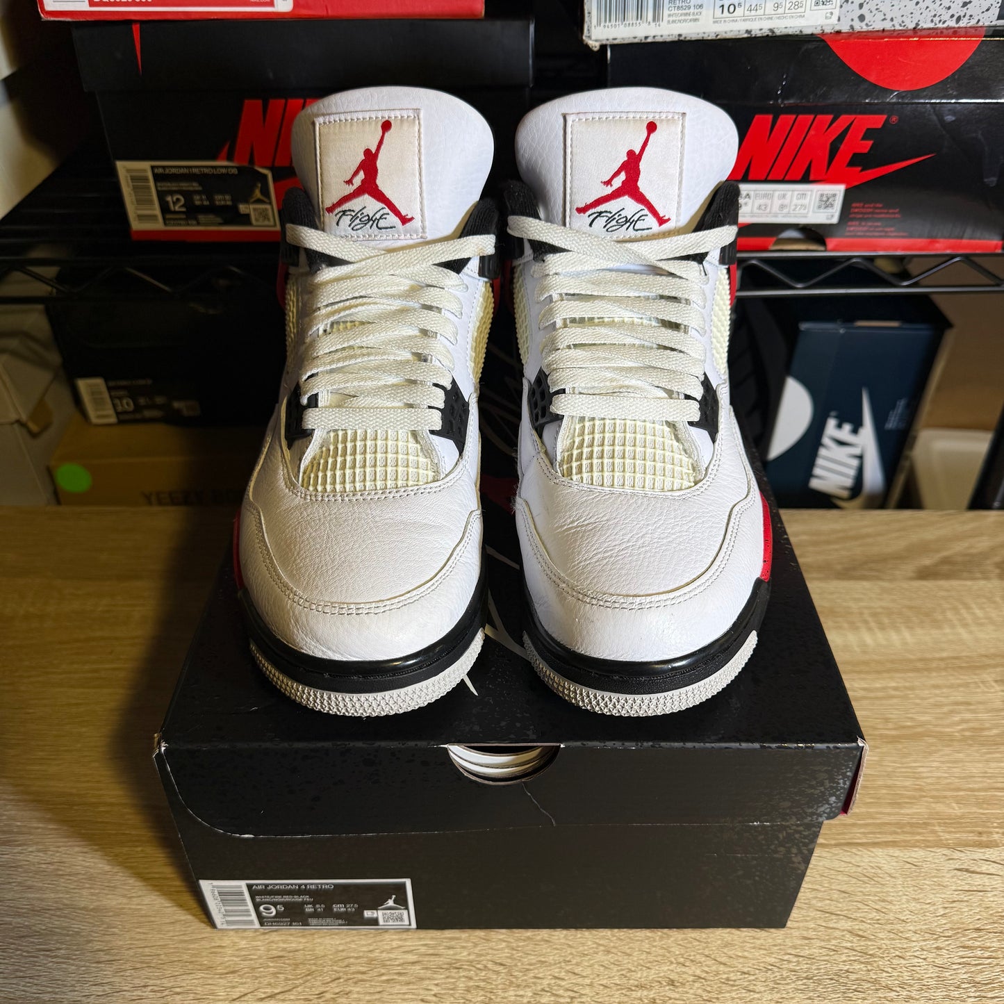 Size 9.5 - AJ 4 Red Cement