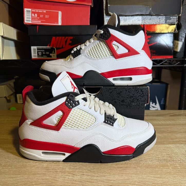 Size 9.5 - AJ 4 Red Cement
