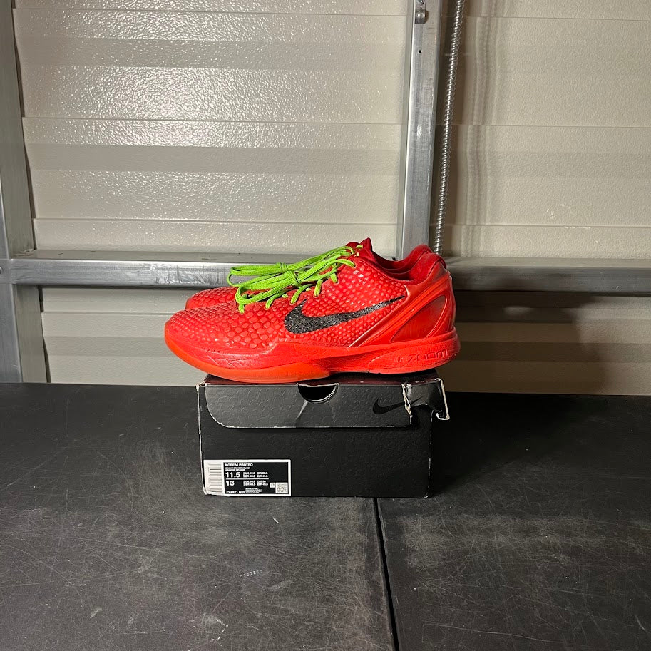 Size 11.5 - Kobe 6 Protro Reverse Grinch