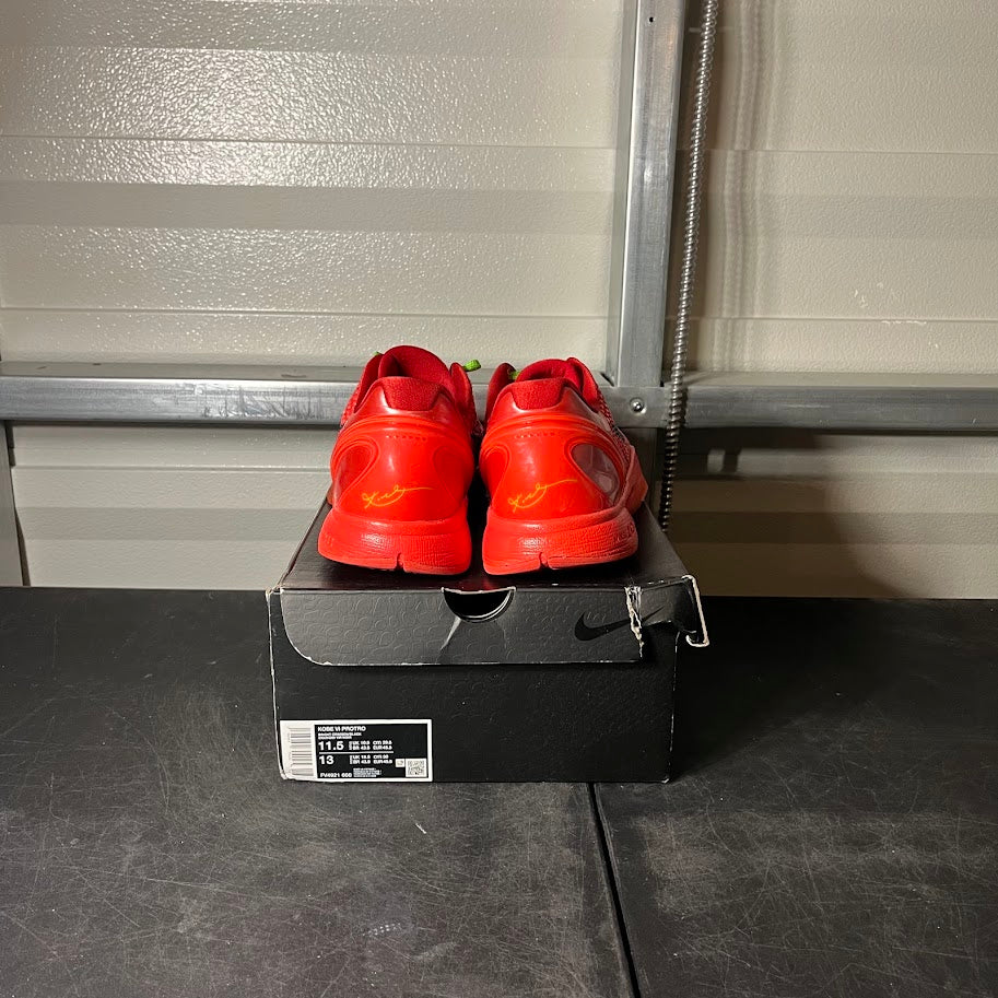 Size 11.5 - Kobe 6 Protro Reverse Grinch