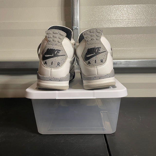Size 12.5 - AJ 4 Retro White Cement
