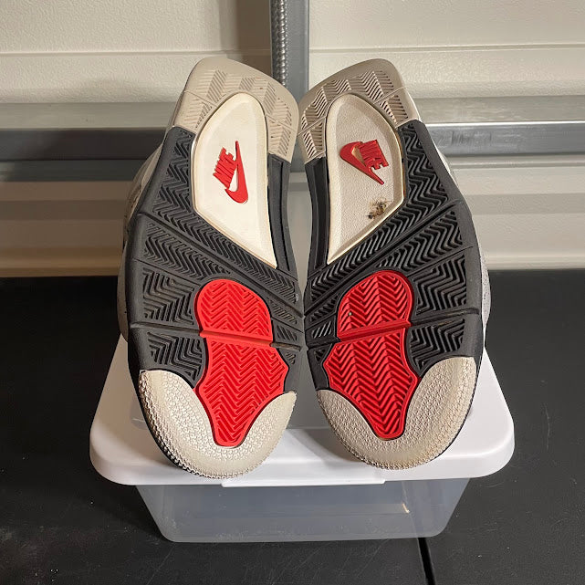 Size 12.5 - AJ 4 Retro White Cement