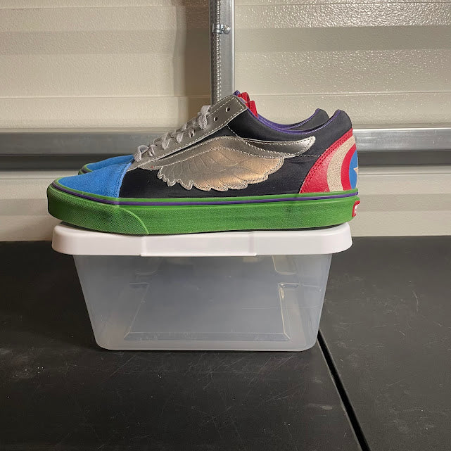 Size 10.5 - Marvel What The Avengers Old Skool