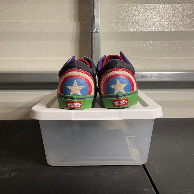 Size 10.5 - Marvel What The Avengers Old Skool