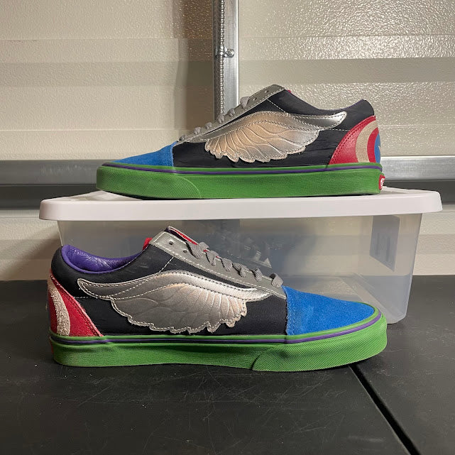 Size 10.5 - Marvel What The Avengers Old Skool