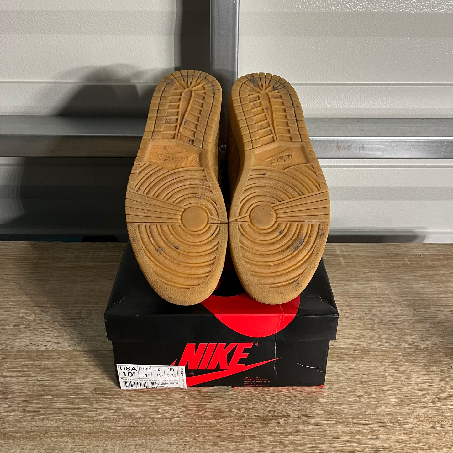 Size 10.5 - AJ 1 Retro High Wheat
