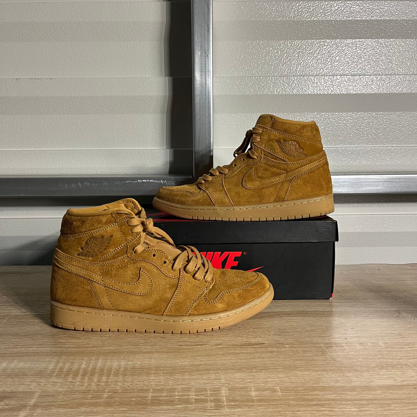 Size 10.5 - AJ 1 Retro High Wheat