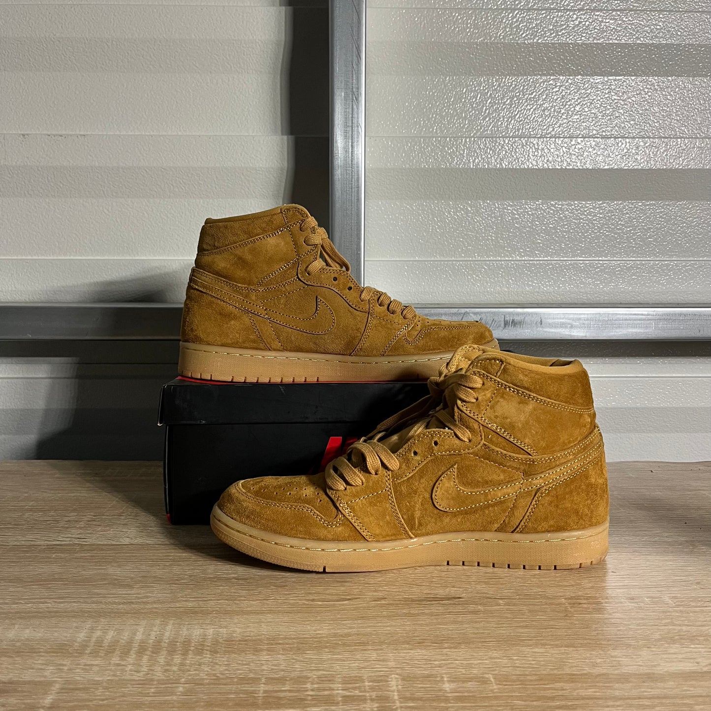 Size 10.5 - AJ 1 Retro High Wheat