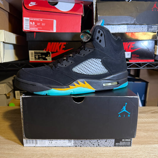 Size 12 - AJ 5 Aqua