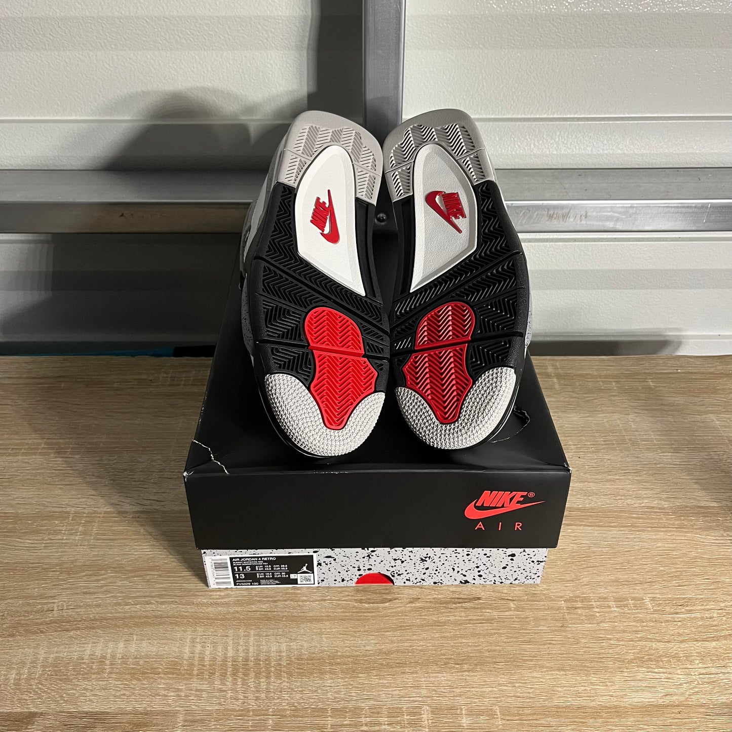 Size 11.5 - AJ 4 Retro White Cement